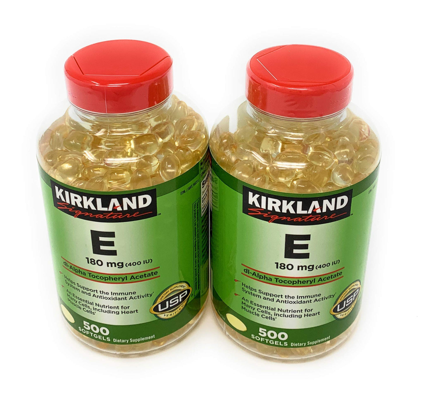 Kirkland Vitamine E, 400 IU, 500 softgels