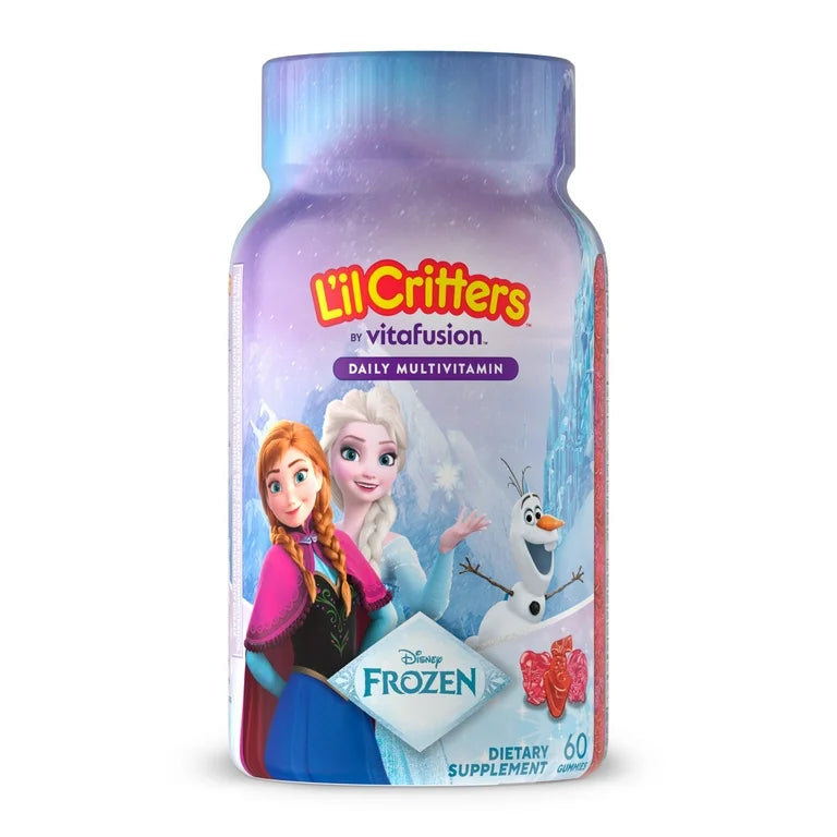L'il Critters Kids' Multi-Vitamin Gummies, Assorted Berry Flavors, For Ages 2+, 60 Gummies
