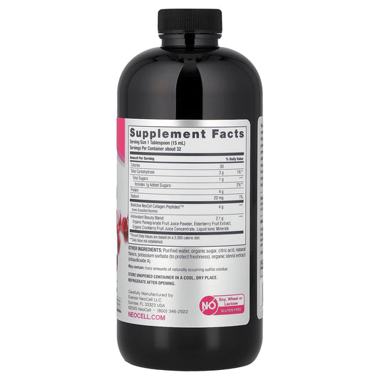 NeoCell Liquid Collagen, Pomegranate, 473 mL