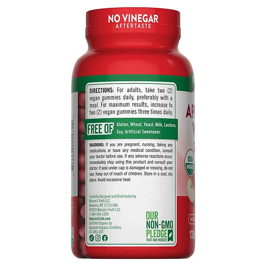Nature’s Truth Vinaigre de cidre gummies, 120 gummies