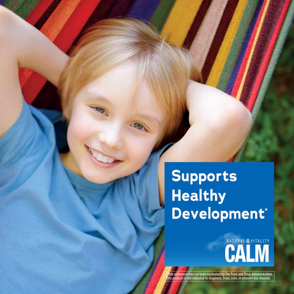 Natural Vitality CALM Kids Magnesium Powder, Berry Flavor, 16 oz (170 grams)
