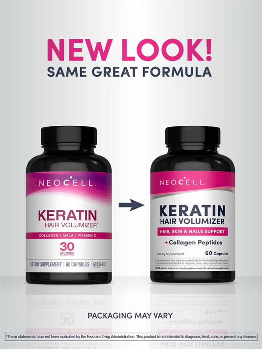 NeoCell Kératine Volumisant capillaire, 60 gélules