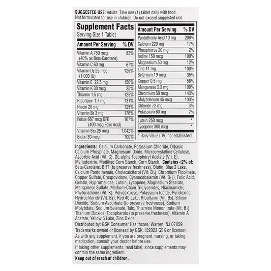 Centrum Multivitamins Adults 50+, 80 Tablets