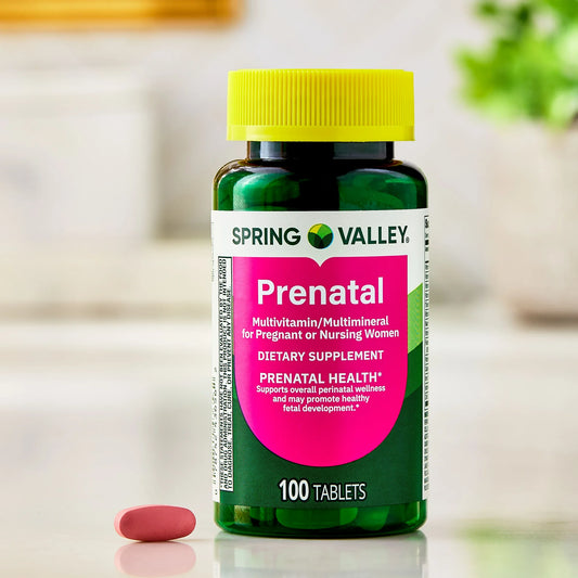 Spring Valley, Prenatal Vitamins, 100 tablets