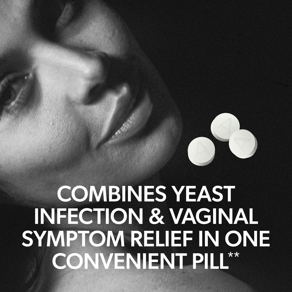 Azo Yeast Plus, Double soulagement, 60 comprimés