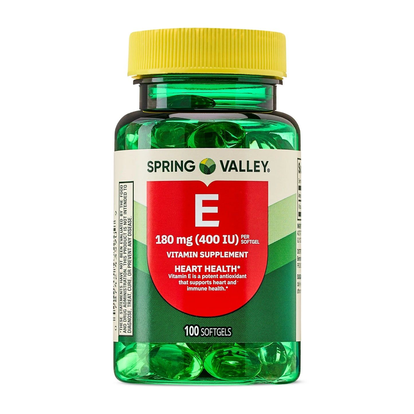 Spring Valley Vitamine E, 180 mg, 100 gélules