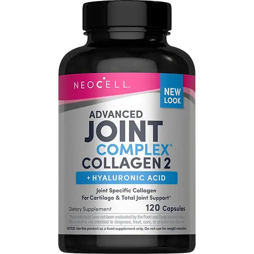 NeoCell Joint Complex Type 2 Collagen + Hyaluronic Acid, 120 Capsules