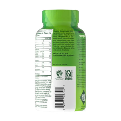 Vitafusion Oméga 3 EPA/DHA et ALA, goût limonade à la framboise, 120 gummies