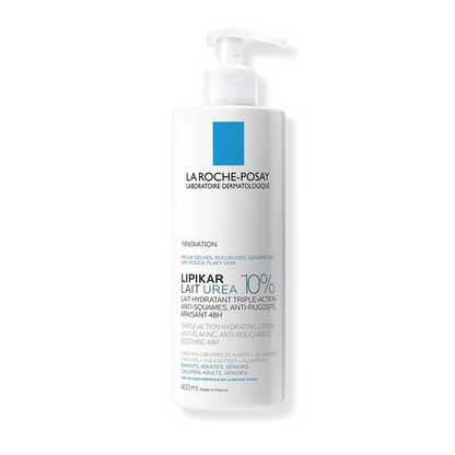 La Roche-Posay Lipikar UREA 10% Lait Hydratant Anti sécheresses, Anti irritations Pour Peaux Très Sèches