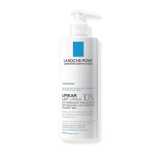 La Roche-Posay Lipikar UREA 10% Lait Hydratant Anti sécheresses, Anti irritations Pour Peaux Très Sèches