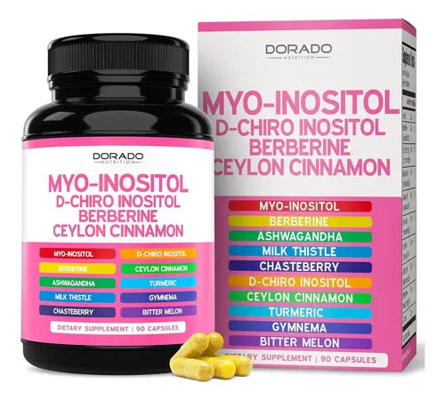 Dorado Nutrition Myo-inositol & D-chiro-inositol, 90 capsules