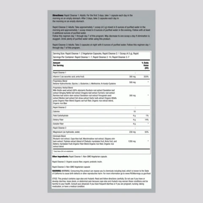 Renew Life Rapid Total Body Detox, Complete Body Detox