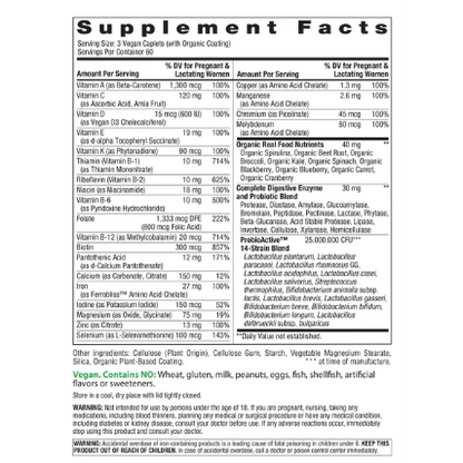 Rainbow Light Prenatal Multi Mini's + | Prenatal Vitamins | Real Food Nutrients, 180 Mini-Tablets