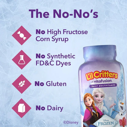 L'il Critters Kids' Multi-Vitamin Gummies, Assorted Berry Flavors, For Ages 2+, 60 Gummies