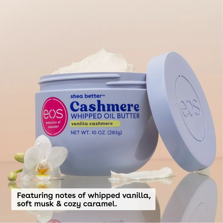 Eos Cachemire vanille
Beurre fouetté à l'huile, 283 grammes