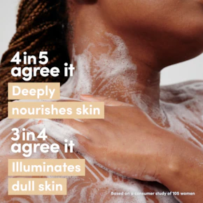 Dove Even Tone Melanin Shower Gel, enriched with pro ceramides, 547 ml