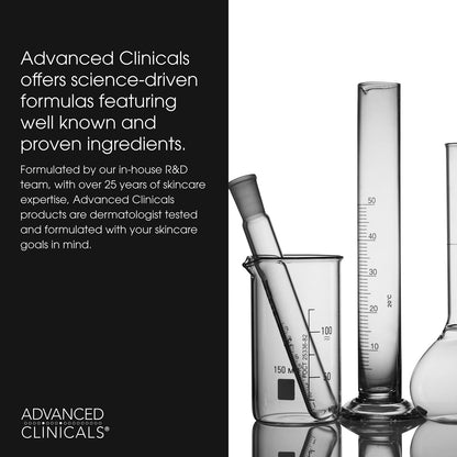 Advanced Clinicals Acide hyaluronique, Crème hydratante pour le corps, 454 g