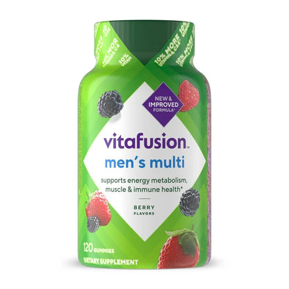 Vitafusion Men's Multivitamin with 10% More Vitamins A, C & E, 120 Gummies