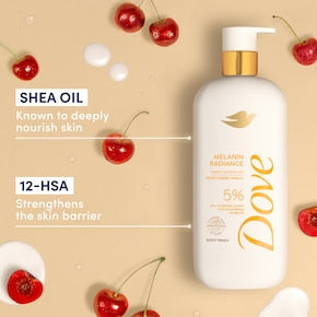 Dove Even Tone Melanin Shower Gel, enriched with pro ceramides, 547 ml