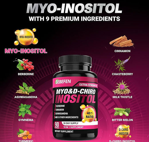 Bebefen, Myo D-Chiro inositol complex, 90 gélules