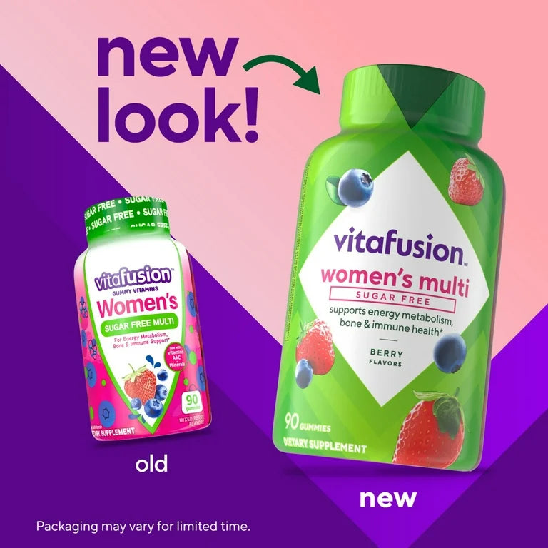 Vitafusion Women's Multi sugar free | Sugar Free Multivitamin for Women, 90 Gummies