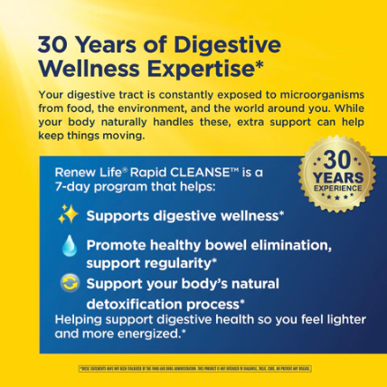 Renew Life Rapid Total Body Detox, Complete Body Detox