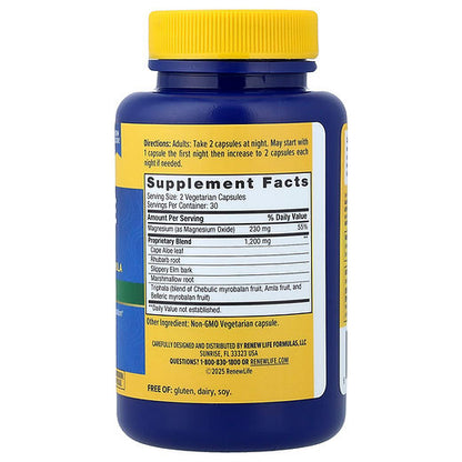 RenewLife, Cleanse More, Overnight Formula, 60 Capsules