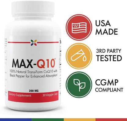 MAX-Q10™ Formule CoQ10, 30 capsules