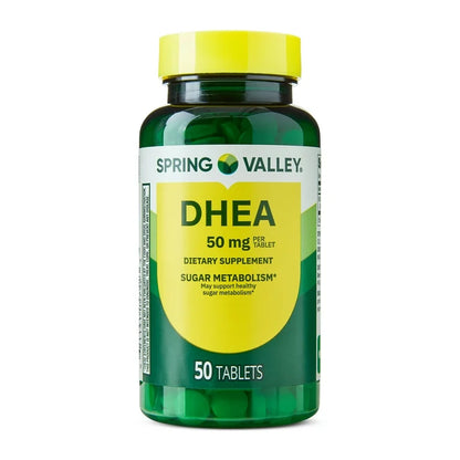 Spring Valley Dhea 50mg, 50 tablets