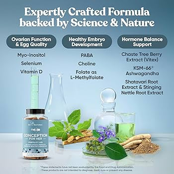 Eu Natural Conception For Her, Fertility Aid & Multi, 60 gélules
