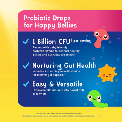 RenewLife Gouttes de Probiotiques pour Bébés 1 Billion (Biologique), 8ml
