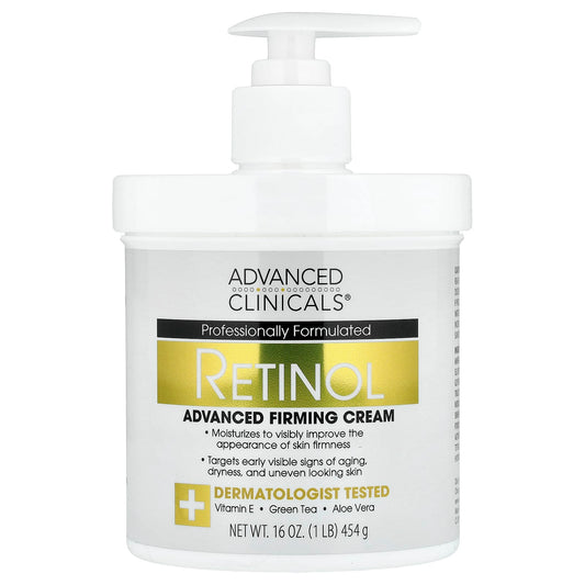 Advanced Clinicals Retinol, Advanced Firming Cream, 454 Grams