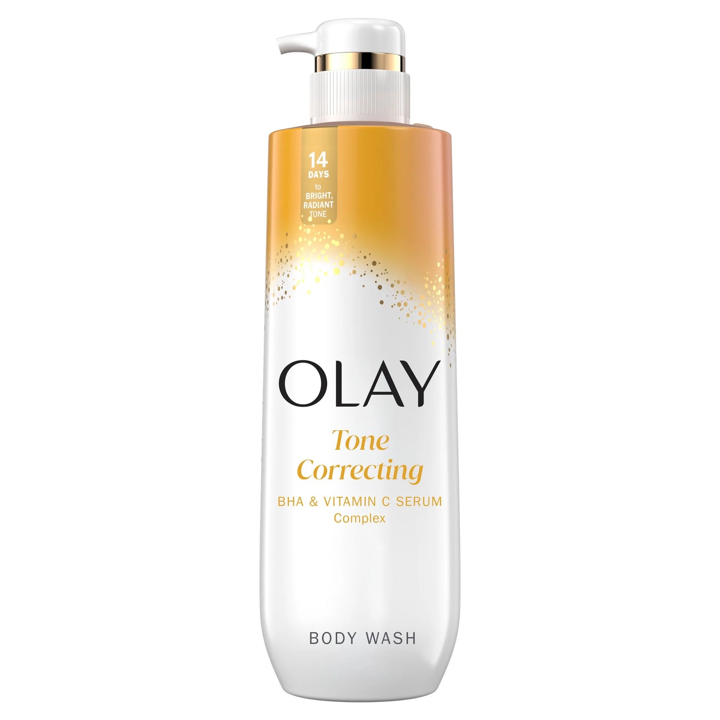 Olay Tone Correction Body Wash with BHA and Vitamin C Serum Complex, 591 ml