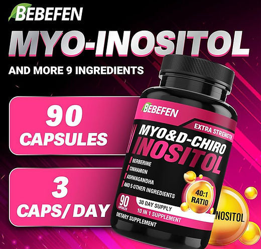 Bebefen, Myo D-Chiro inositol complex, 90 capsules