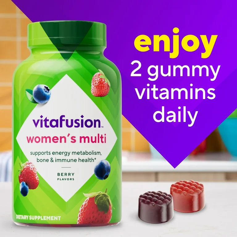 Vitafusion Women's Multi | Multivitamin Gummies for Women, Berry Flavor, 70 Gummies