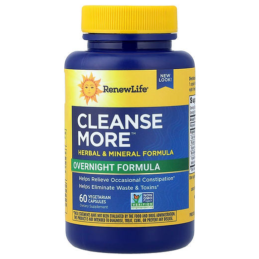 RenewLife, Cleanse More, Overnight Formula, 60 Capsules
