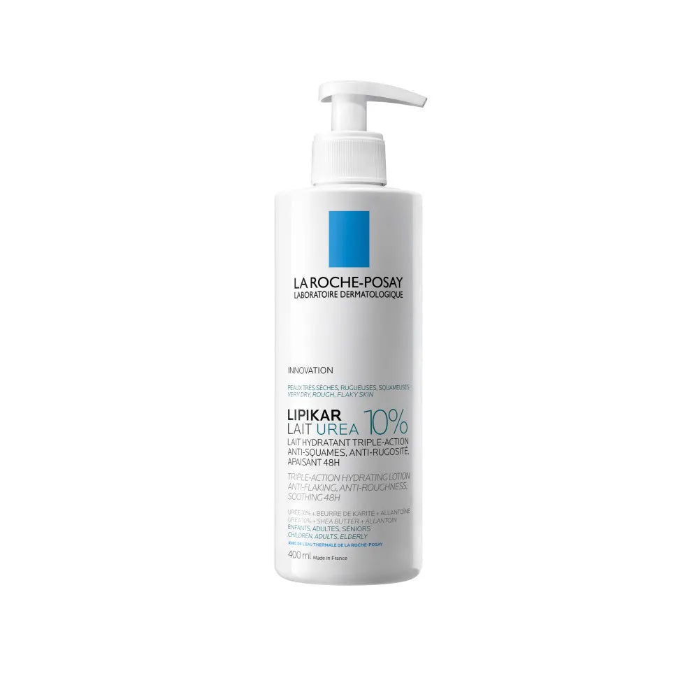 La Roche-Posay Lipikar UREA 10% Lait Hydratant Anti sécheresses, Anti irritations Pour Peaux Très Sèches