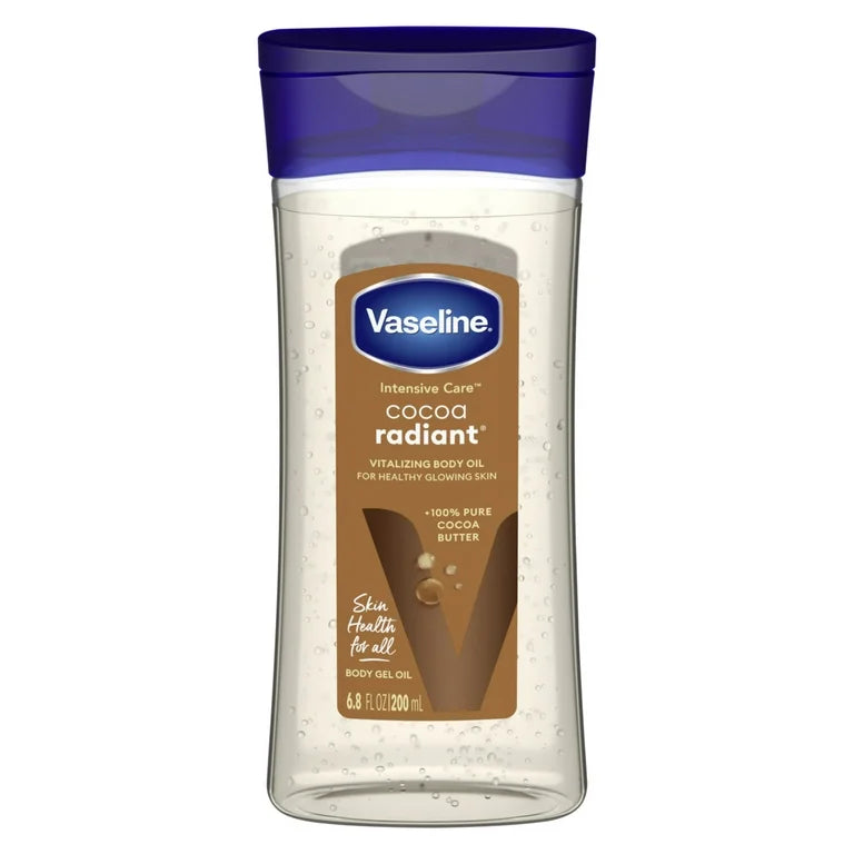 Vaseline Cocoa Radiant Intensive Care Body Gel Oil for glowing skin