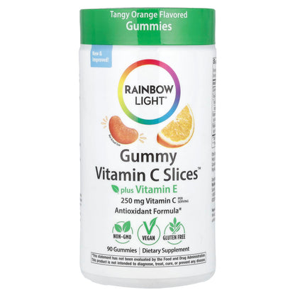 Rainbow Light Tranches de vitamine C™ + vitamine E, agrumes, 60 gummies