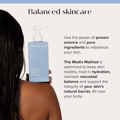 Medix 5.5 Collagen + Peptides Body Cream, 444 ml