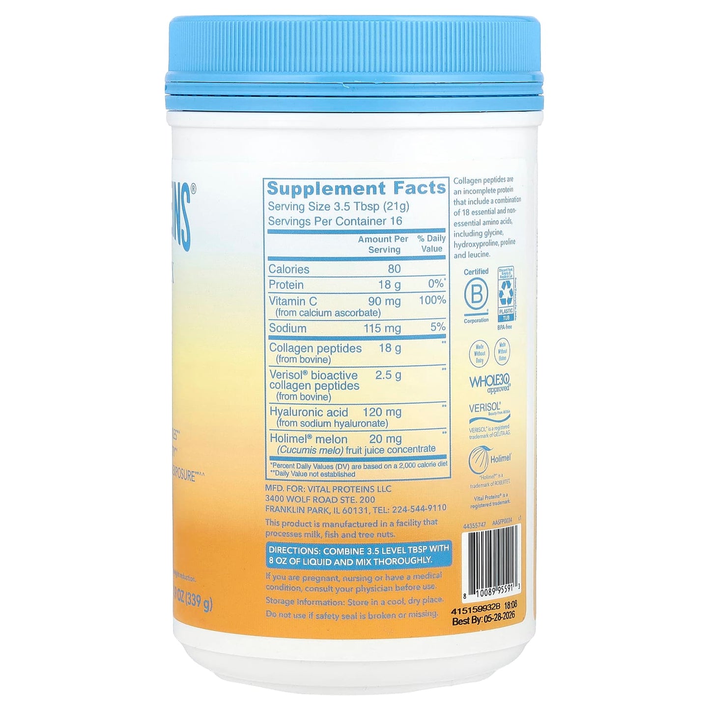 Vital Proteins Skin Complex Collagen Powder