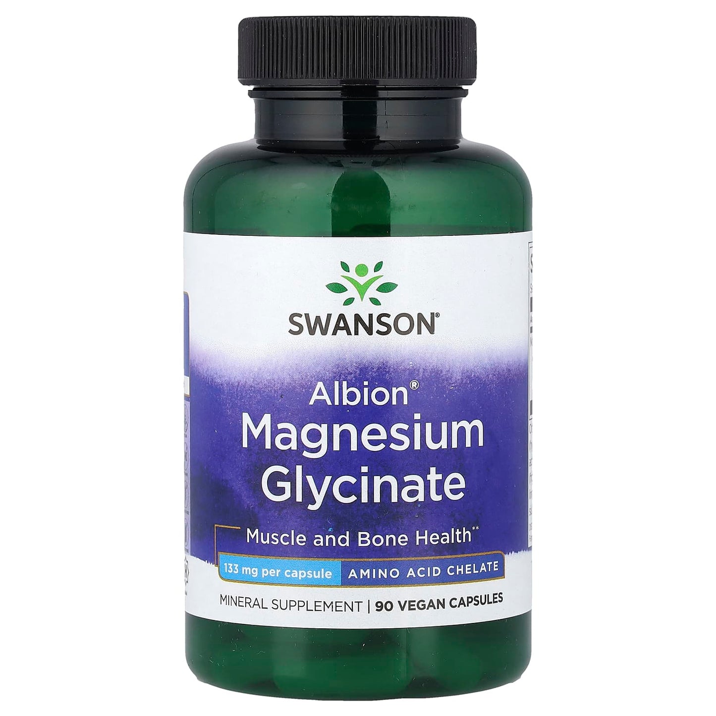 Swanson Albion®, Magnesium Glycinate, 133 mg, 90 capsules