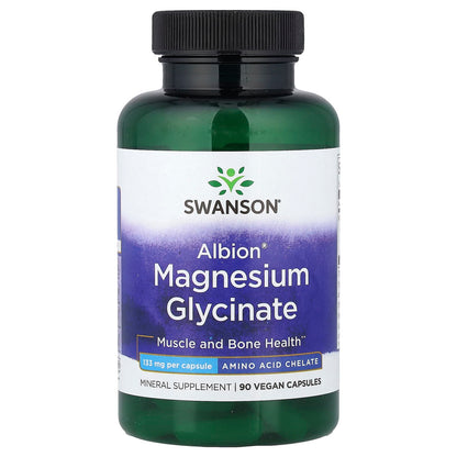 Swanson Albion®, Magnesium Glycinate, 133 mg, 90 capsules