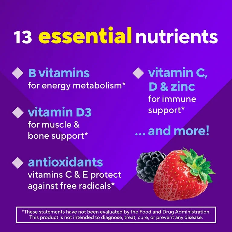 Vitafusion Men's Multivitamin with 10% More Vitamins A, C & E, 120 Gummies