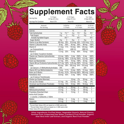 Mary Ruth's Liquid Morning Multivitamin, Raspberry Flavor, 887 ml