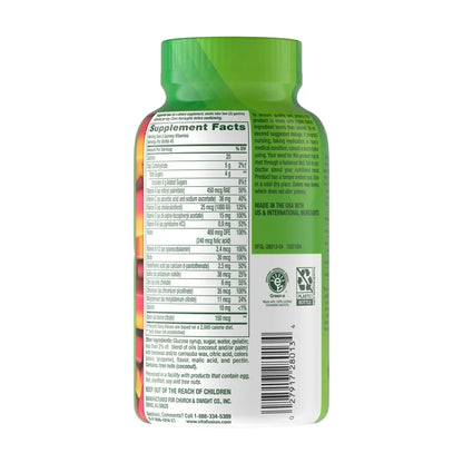 Vitafusion Multi+ Immune Support | 2-in-1 benefits and flavors | Adult Gummy Vitamins with Vitamin C, Zinc, Multivitamins, 90 Gummies