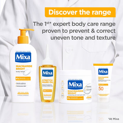 Mixa Niacinamide Bright, crème hydratation intense anti-taches brunes