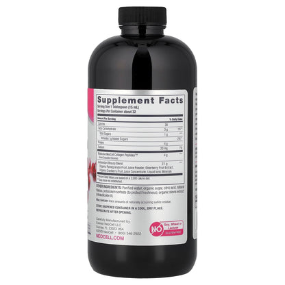 NeoCell Collagène liquide, goût grenade, 473 ml