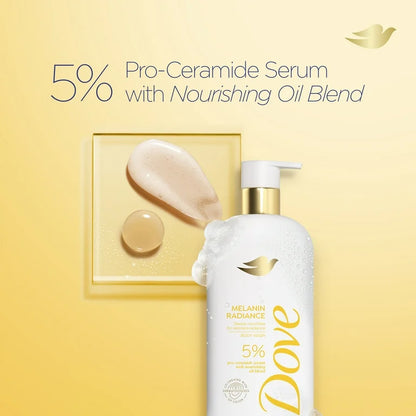 Dove Even Tone Melanin Shower Gel, enriched with pro ceramides, 547 ml