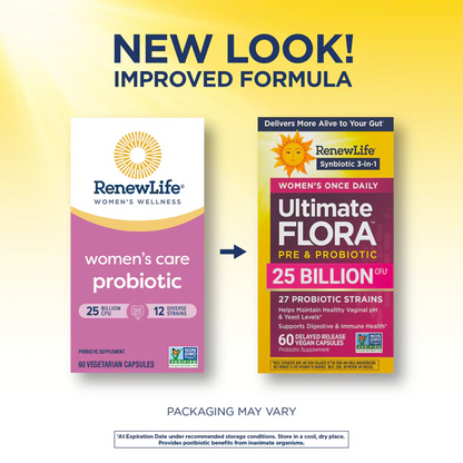 RenewLife Ultimate Flora Women's Care Probiotic 25 Billion
|Probiotiques pour femmes